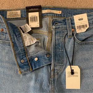 NWT Levi’s faded Wedgie Jeans.